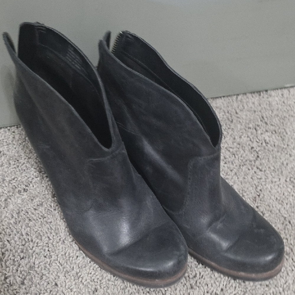 Kork-Ease Black Ankle Booties